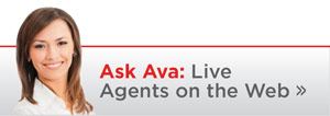 Ask Ava: ao vivo Agentes na web
