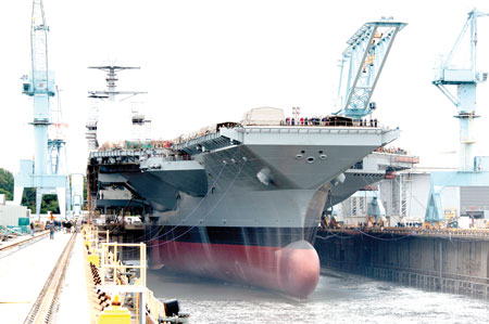 USS Gerald Ford Aircraft Carrier Photo